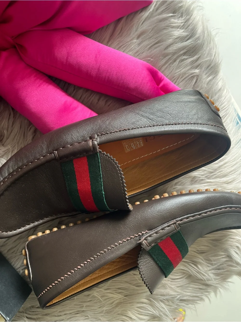Gucci White Satin Dust Bag